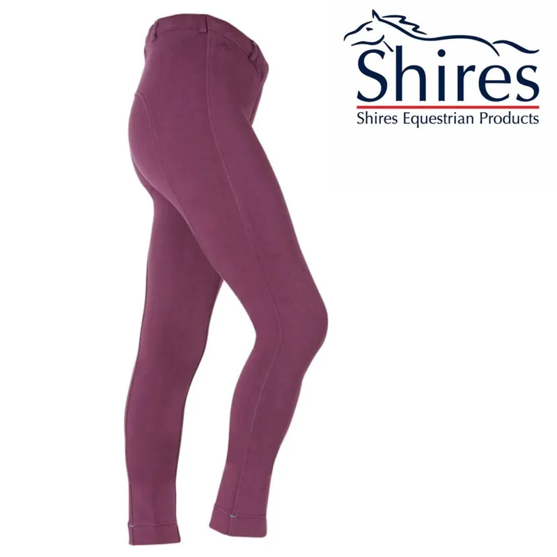 Shires Ladies Legging SaddleHugger Jodphur - Purple 